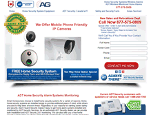 Tablet Screenshot of canadahomesecuritysystems.com